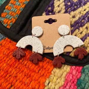 Burgundy Fall Dangles